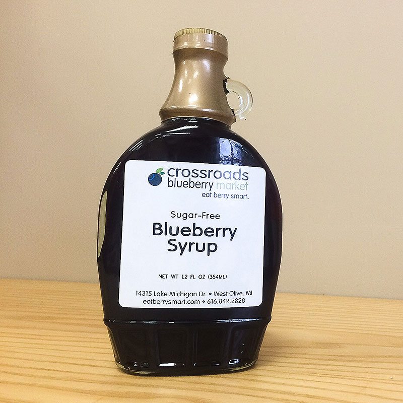 Sugar Free Blueberry Syrup | Crossroads Blueberry Market